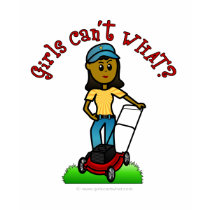 Dark Lawn Care Girl