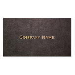 Dark Leather Background Customizable business cards