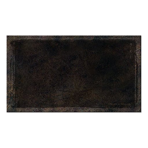 Dark Leather Gothic Business Card (back side)