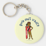Dark Life Guard Girl Key Chains
