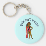 Dark Life Guard Girl Keychains