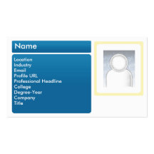 Dark LinkedIn - Business Business Card Template