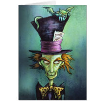 Dark Mad Hatter from Alice in Wonderland Card