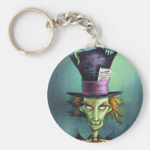 Dark Mad Hatter from Alice in Wonderland Key Chain
