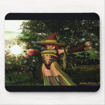 Dark Magician Girl Magic Summon: Solar Burst! mousepads