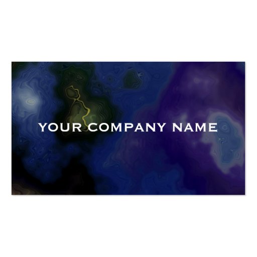 Dark Marbled Nebula Business Card