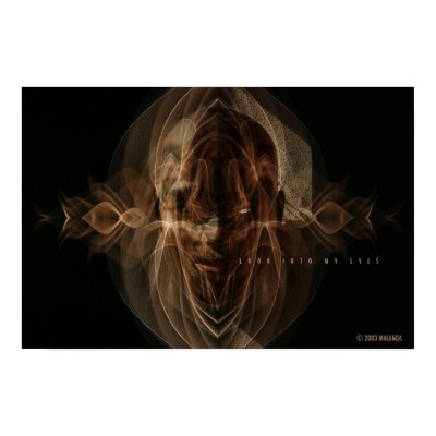 Dark mask print by Malanda