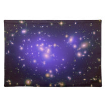 Dark Matter in Galaxy Cluster Abell 1689 (Hubble T Place Mat