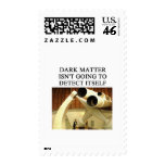 DARK matter physics joke postage