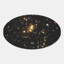 Dark Matter Ring in Galaxy Cluster Cl 0024 17 Stickers
