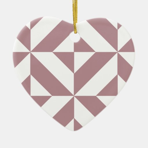 dark mauve geometric deco cube pattern ornament zazzle dark mauve geometric deco cube pattern ornament zazzle