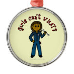 Dark Mechanic Girl Christmas Tree Ornament