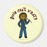 Dark Mechanic Girl Fridge Magnets