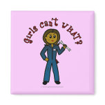 Dark Mechanic Girl Refrigerator Magnet
