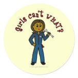 Dark Mechanic Girl Sticker