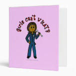 Dark Mechanic Girl Vinyl Binder