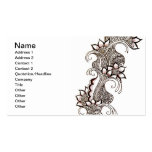 Dark Mehndi Business Card