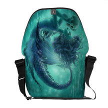 Dark Mermaid Messenger Bag - Secret Kisses
