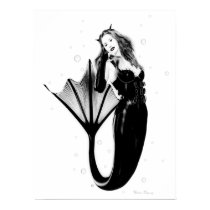 Dark Mermaid Poster posters by MoonArtandDesigns Dark Mermaid Poster posters
