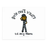 Dark Navy Veteran in Blue Camo Post Cards