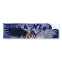 Dark Night Radio Bumper Sticker bumper stickers by Dark_KDM Dark Night Radio Bumper Sticker bumper stickers