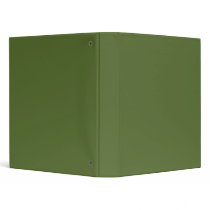 Dark Olive Green Vinyl Binders