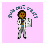 Dark Optometrist Girl Poster