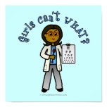 Dark Optometrist Girl Print