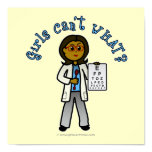 Dark Optometrist Girl Print
