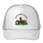 Dark Orange Farmer Girl Hats