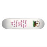Dark Orange Farmer Girl Skate Decks