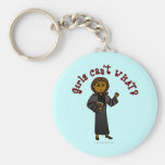 Dark Pastor Girl Key Chains