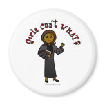 Dark Pastor Girl Magnets