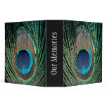 Dark Peacock Feather binders