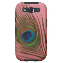 Dark Peacock Feather Samsung Galaxy SIII Cover
