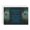 Peacock Wedding Invites