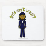 Dark Pilot Girl Mousepads