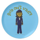 Dark Pilot Girl Plate