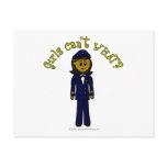Dark Pilot Girl Postcards