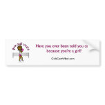 View more Dark Pink Female Boxer Bumperstickers personalized gift ideas for girls Dark Pink Female Boxer Bumperstickers
