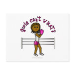 Dark Pink Female Boxer Postcards