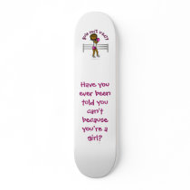Dark Pink Female Boxer skateboards