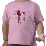 Dark Pink Female Boxer Shirts