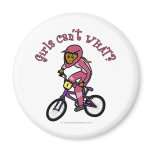 View more Dark Pink Girls BMX Magnets personalized gift ideas for girls Dark Pink Girls BMX Magnets