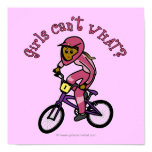 Dark Pink Girls BMX Print