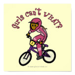 Dark Pink Girls BMX Print