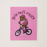 Dark Pink Girls BMX Puzzle