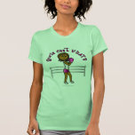 Dark Pink Girls Boxing Tees