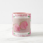 Dark Pink Rosebud Mug