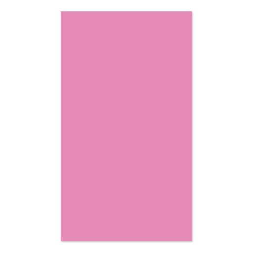 dark pink streamline business card (back side)